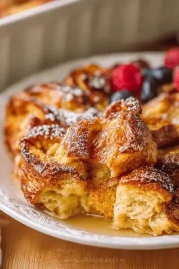 Croissant French Toast Casserole