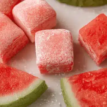 Watermelon Mochi