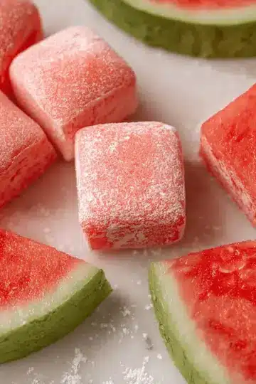 Watermelon Mochi
