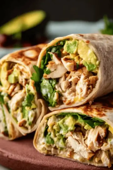 Chicken Avocado Wraps