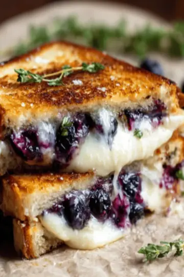 Blueberry White Cheddar Grilled Cheese
