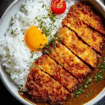 Recette tonkatsu (porc pané) curry