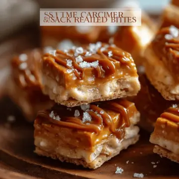 Salted Caramel Cracker Bites