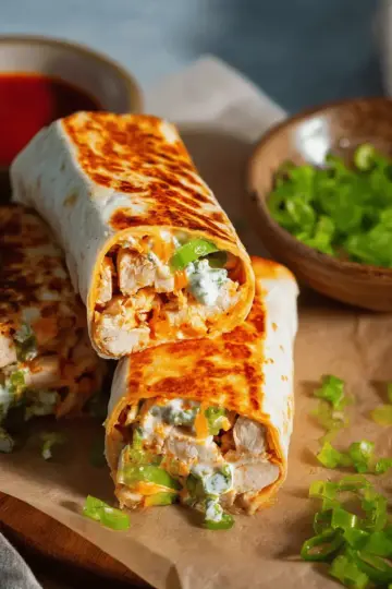 Cheesy Garlic Chicken Wraps Recipe (Easy, Crispy, and Flavor Packed)