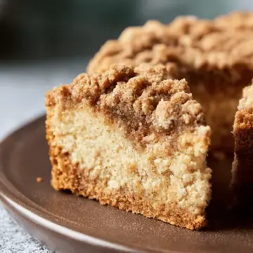 Bakery-Style Gluten-Free Coffee Cake with Cinnamon Streusel