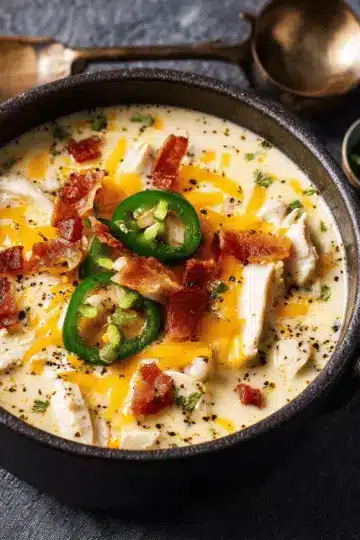Jalapeño Popper Chicken Soup
