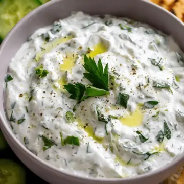 Easy 5-Minute Tzatziki Sauce (Without Cucumber)