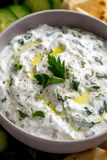 Easy 5-Minute Tzatziki Sauce (Without Cucumber)