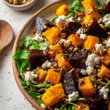 Roasted Pumpkin and Beetroot Salad
