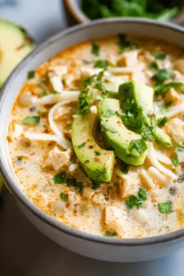 Creamy White Chicken Chili.