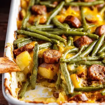 Sausage Green Bean Potato Casserole
