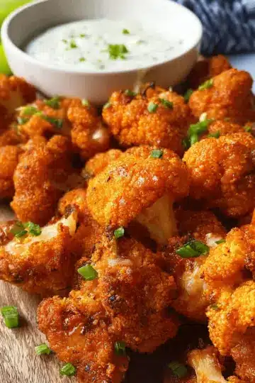 Vegan Cauliflower Buffalo Wings – Oven or Air Fryer