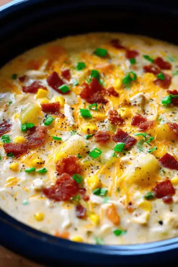 Crock Pot Chicken Corn Chowder