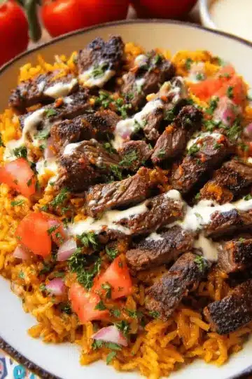 Steak & Queso Rice