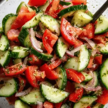 Italian Cucumber and Tomato Salad