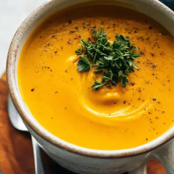 Creamy Roasted Carrot Soup