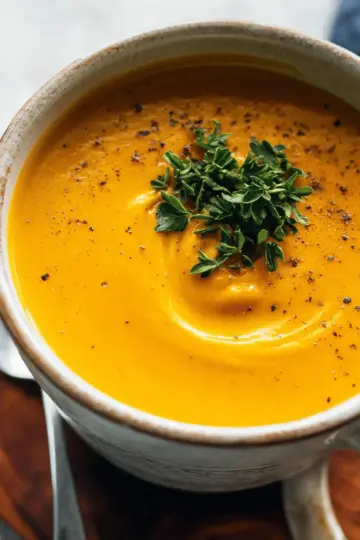 Creamy Roasted Carrot Soup