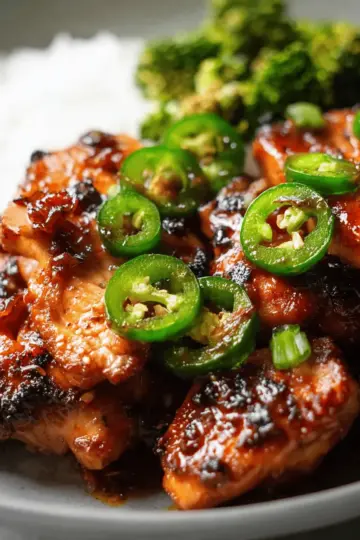 Jalapeno Peach Chicken