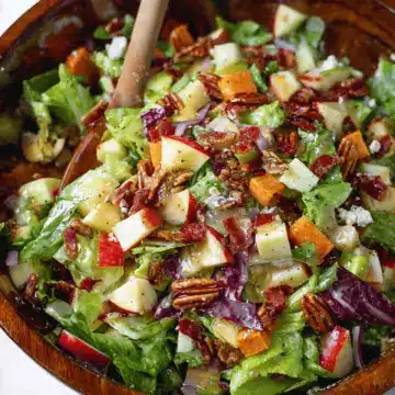 ## **Chopped Autumn Salad with Apple Cider Dressing**