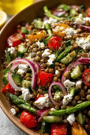 Mediterranean Lentil Salad