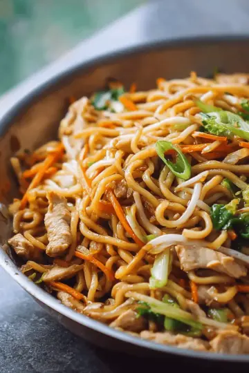 Easy Chicken Lo Mein