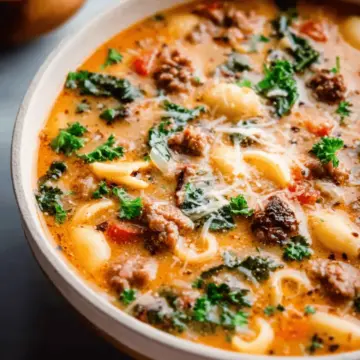 Italian Sausage Pasta Soup