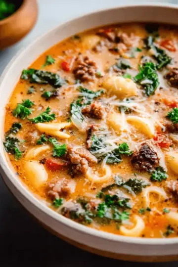 Italian Sausage Pasta Soup