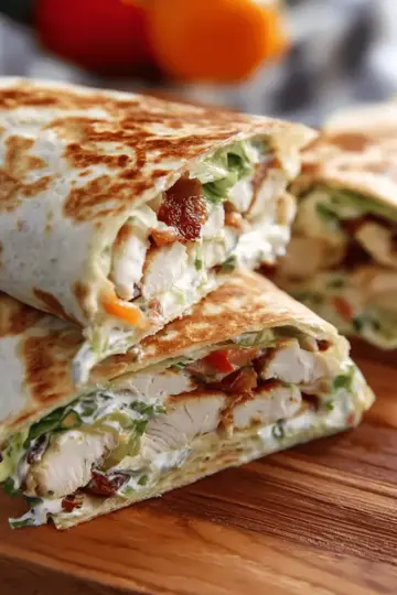 Crispy Chicken Bacon Ranch Wraps