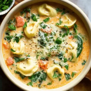 Creamy Tortellini Soup