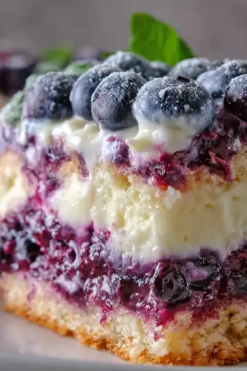 Nova Scotia Blueberry Cream Cake