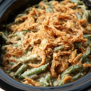Crockpot Green Bean Casserole