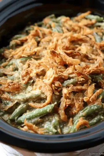 Crockpot Green Bean Casserole