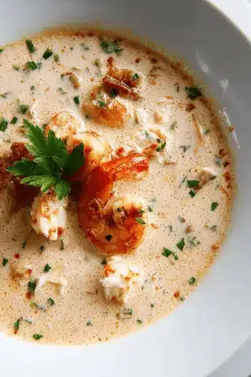 Creamy Shrimp and Crab Bisque