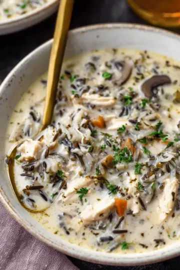 Creamy Chicken and Wild Rice Soup