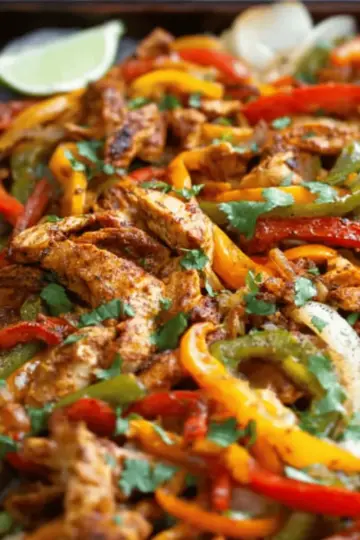 Sheet Pan Chicken Fajitas