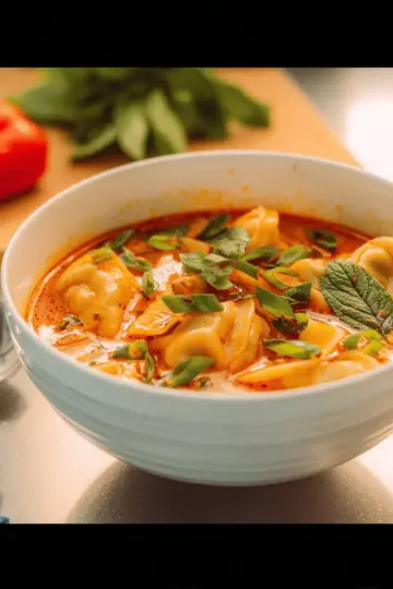 Red Curry Dumpling Soup: A Cozy Bowl of Comfort
