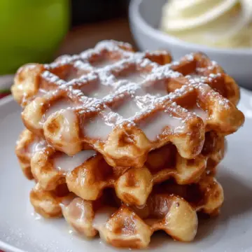 Apple Fritter Waffle Donuts
