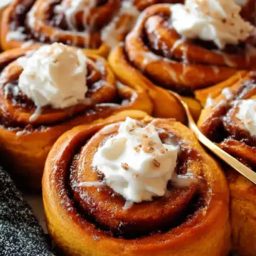 Pumpkin Cinnamon Rolls