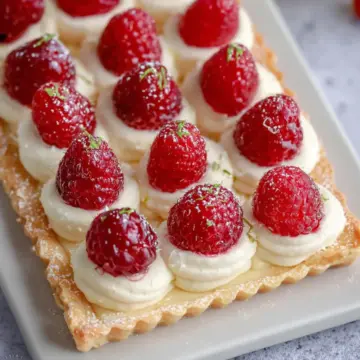 Raspberry Lemon Cream Tart