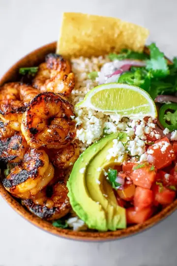 Grilled Shrimp Taco Bowl