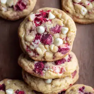White Chocolate Raspberry Cookies