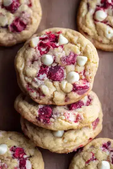 White Chocolate Raspberry Cookies