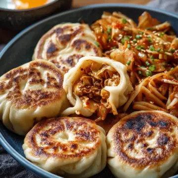Pan-Fried Cabbage and Noodle Buns