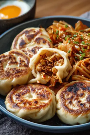 Pan-Fried Cabbage and Noodle Buns