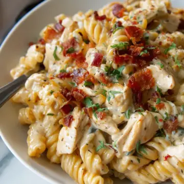 Chicken Bacon Ranch Pasta