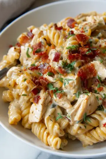 Chicken Bacon Ranch Pasta