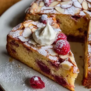 Raspberry, Almond and Ricotta Cake