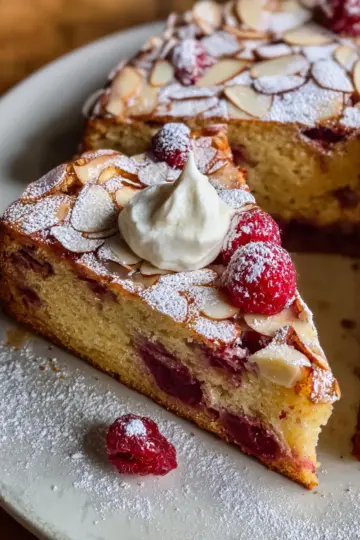 Raspberry, Almond and Ricotta Cake