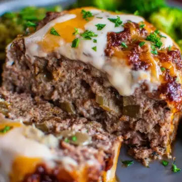 Philly Cheesesteak Meatloaf
