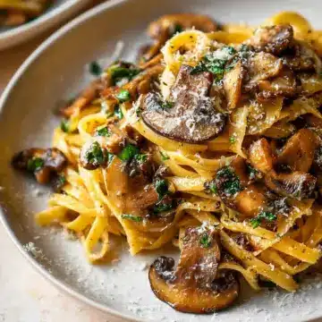 Garlic Mushroom Pasta